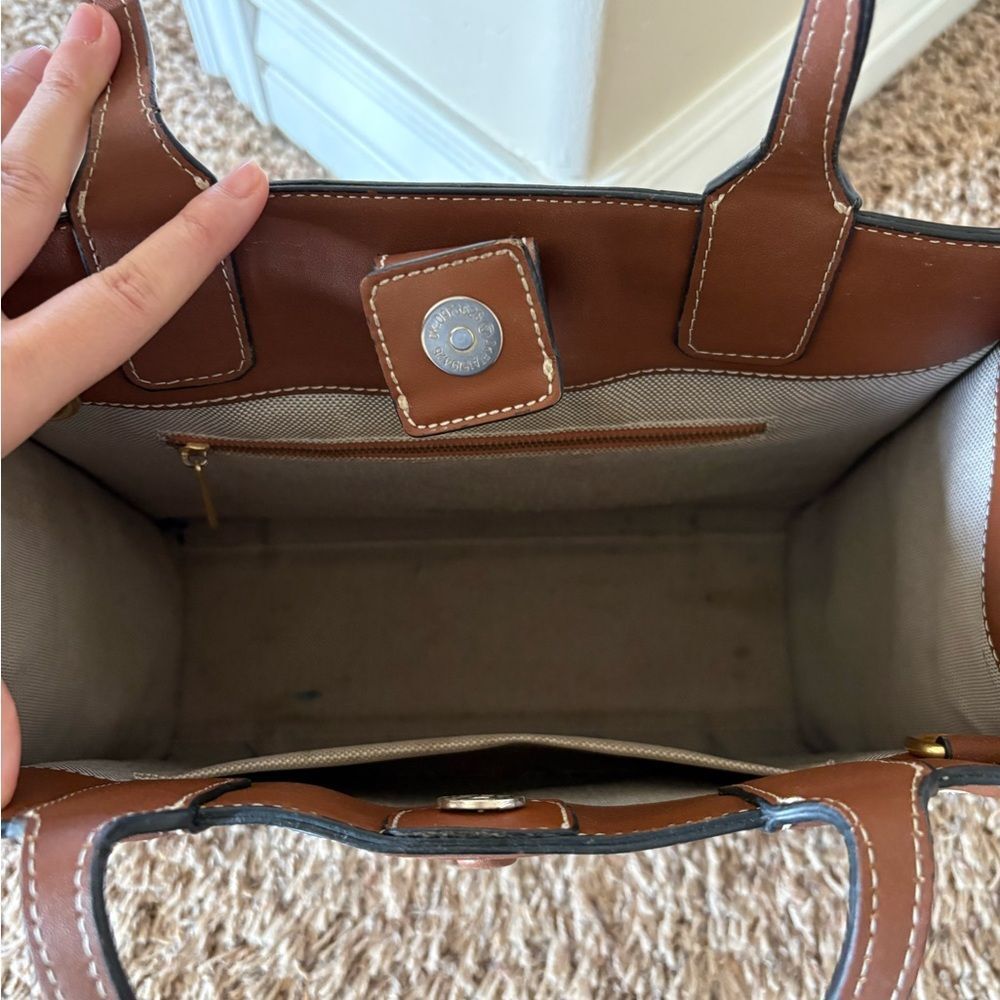 Tory Burch Canvas Tote - Picture 3 of 5